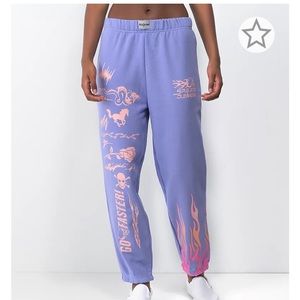 NGOrder Speed Demon Purple Jogger Sweatpants